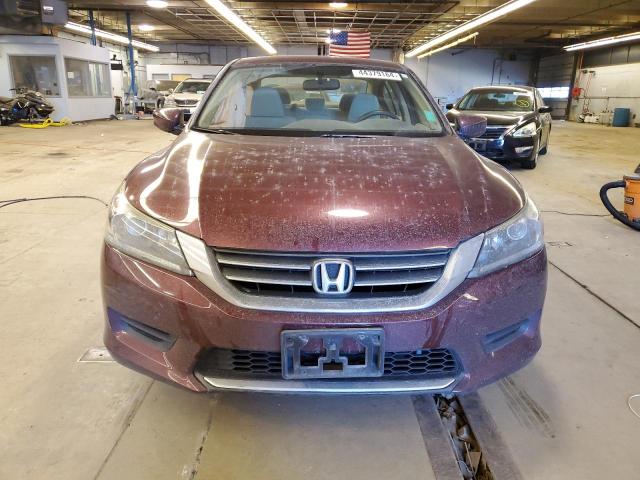 1HGCR2F38DA045818 - 2013 HONDA ACCORD LX MAROON photo 5