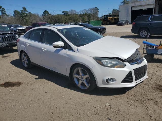 1FADP3J20DL258317 - 2013 FORD FOCUS TITANIUM WHITE photo 4