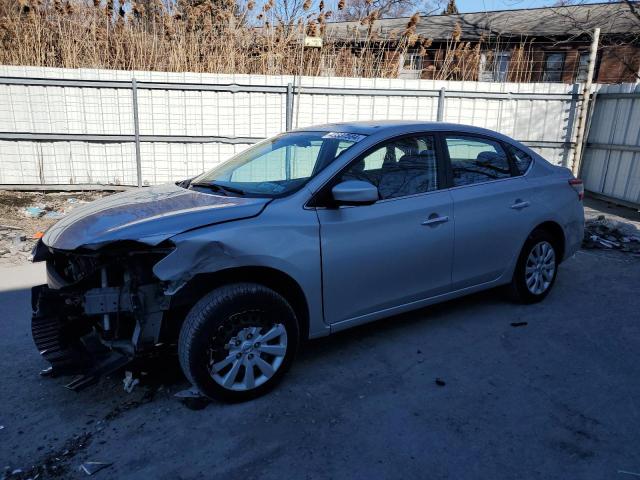 3N1AB7APXEY221589 - 2014 NISSAN SENTRA S SILVER photo 1