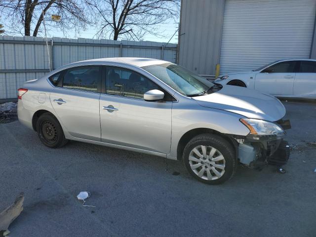 3N1AB7APXEY221589 - 2014 NISSAN SENTRA S SILVER photo 4