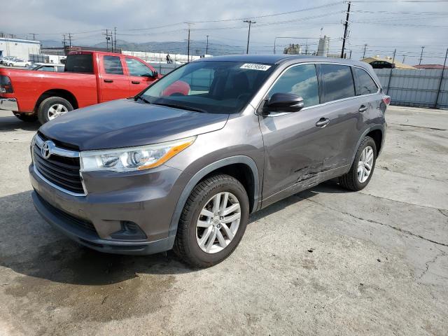 2014 TOYOTA HIGHLANDER LE, 