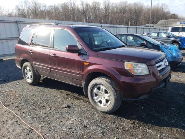 5FNYF18278B047875 - 2008 HONDA PILOT VP BURGUNDY photo 4