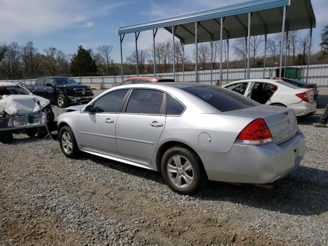 2G1WA5E34F1125242 - 2015 CHEVROLET IMPALA LIM LS SILVER photo 2