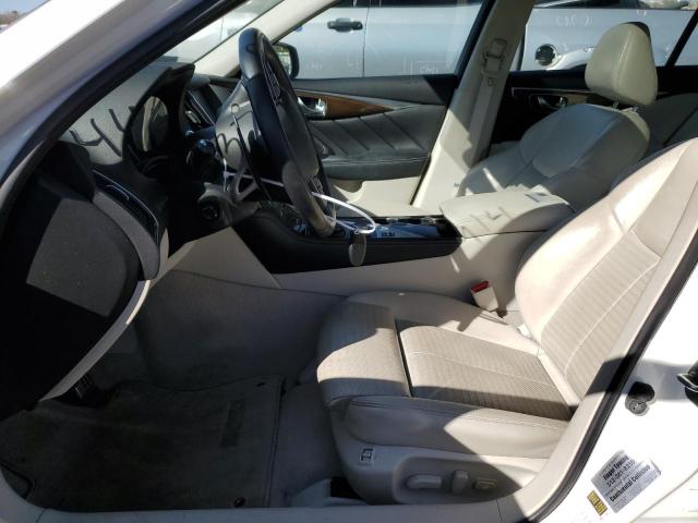 JN1BV7AR0FM406655 - 2015 INFINITI Q50 BASE WHITE photo 7