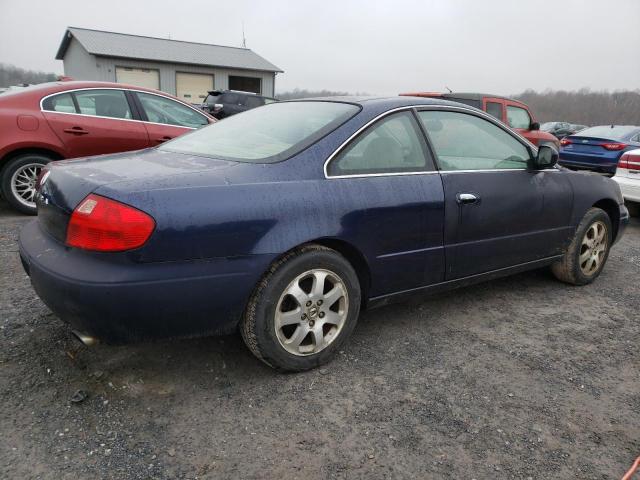 19UYA42411A029947 - 2001 ACURA CL BLUE photo 3