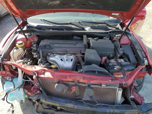 4T1BE46K69U303926 - 2009 TOYOTA CAMRY BASE RED photo 11
