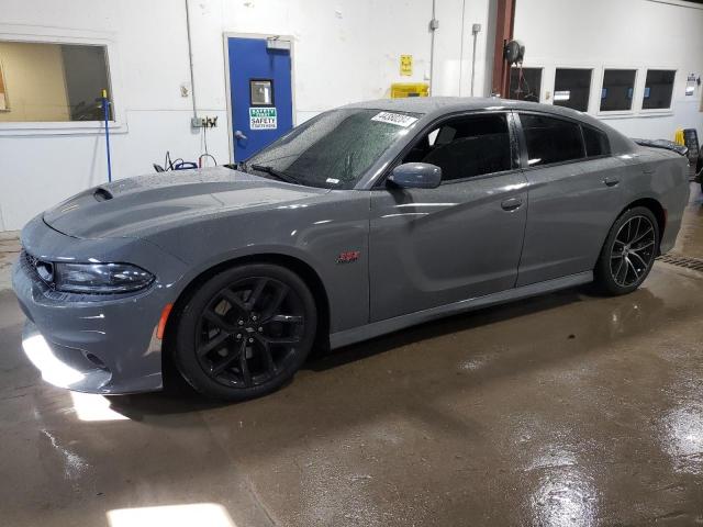 2C3CDXGJ3KH576290 - 2019 DODGE CHARGER SCAT PACK GRAY photo 1