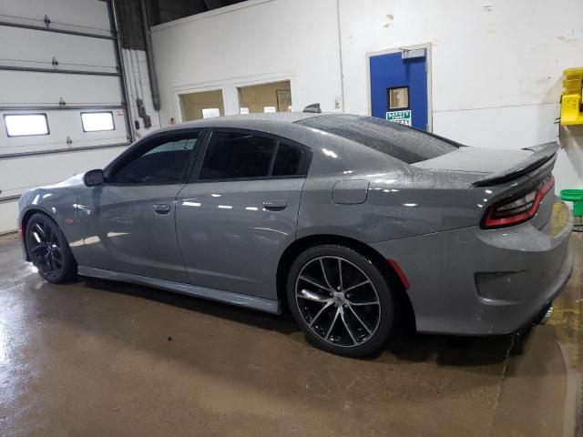 2C3CDXGJ3KH576290 - 2019 DODGE CHARGER SCAT PACK GRAY photo 2