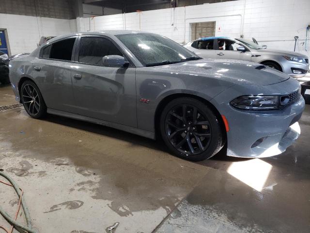 2C3CDXGJ3KH576290 - 2019 DODGE CHARGER SCAT PACK GRAY photo 4