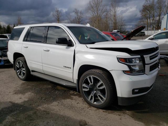 1GNSKCKJ1JR163433 - 2018 CHEVROLET TAHOE K1500 PREMIER WHITE photo 4