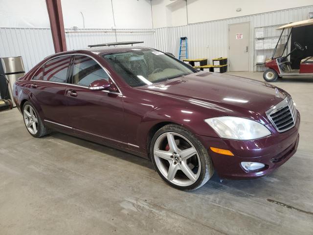 WDDNG71X37A136008 - 2007 MERCEDES-BENZ S 550 MAROON photo 4