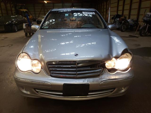 WDBRF84J55F637718 - 2005 MERCEDES-BENZ C 320 4MATIC GRAY photo 5