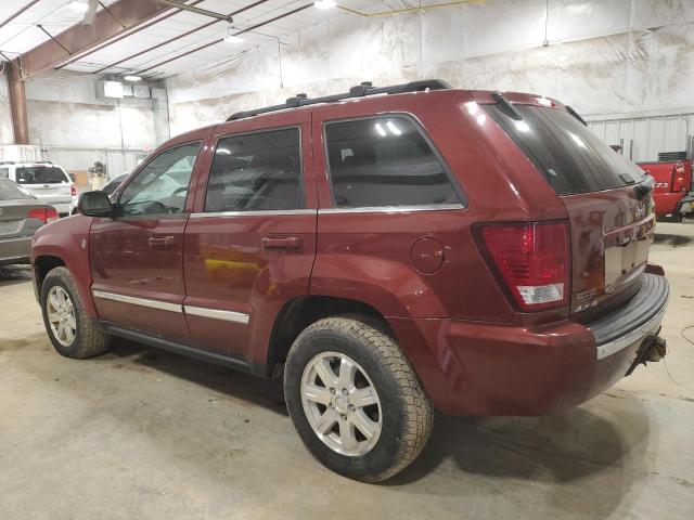 1J8HR58N28C131052 - 2008 JEEP GRAND CHER LIMITED BURGUNDY photo 2