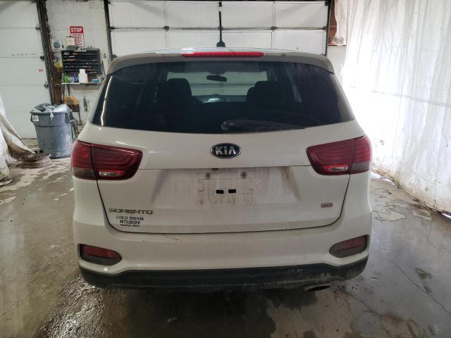 5XYPGDA35KG464523 - 2019 KIA SORENTO L WHITE photo 6