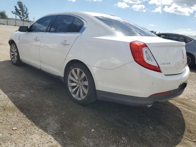 1LNHL9DK3EG601245 - 2014 LINCOLN MKS WHITE photo 2