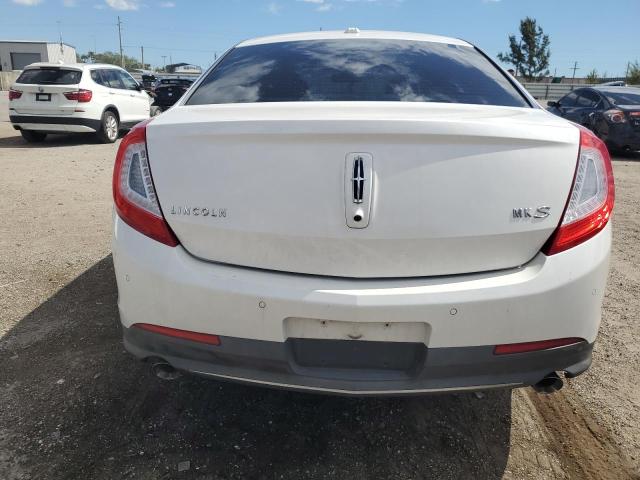 1LNHL9DK3EG601245 - 2014 LINCOLN MKS WHITE photo 6