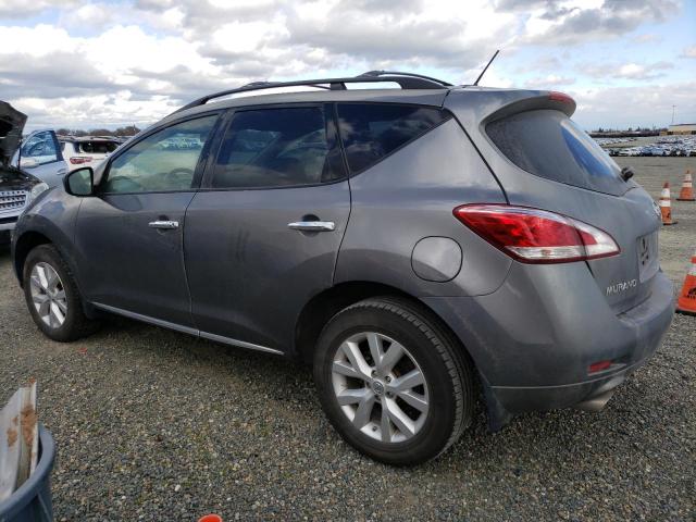 JN8AZ1MWXEW525297 - 2014 NISSAN MURANO S GRAY photo 2