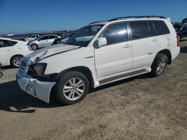 JTEEW21A460025544 - 2006 TOYOTA HIGHLANDER HYBRID WHITE photo 1