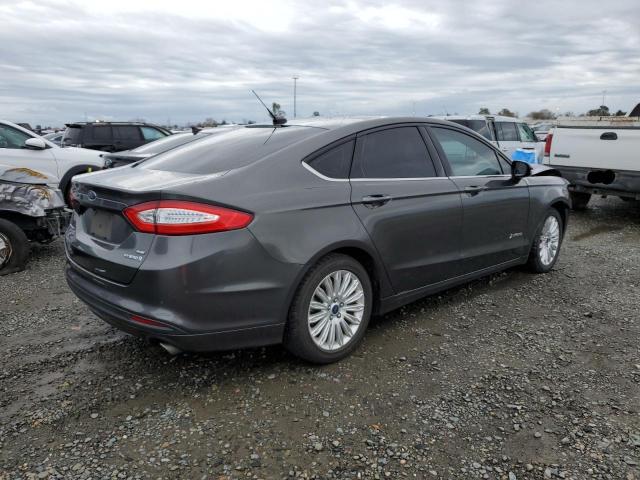 3FA6P0LU7GR386162 - 2016 FORD FUSION SE HYBRID GRAY photo 3