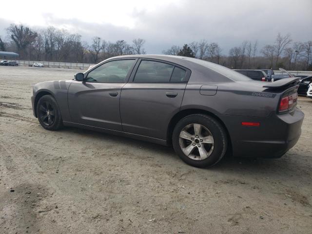 2C3CDXBG8EH112766 - 2014 DODGE CHARGER SE GRAY photo 2