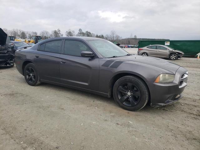 2C3CDXBG8EH112766 - 2014 DODGE CHARGER SE GRAY photo 4