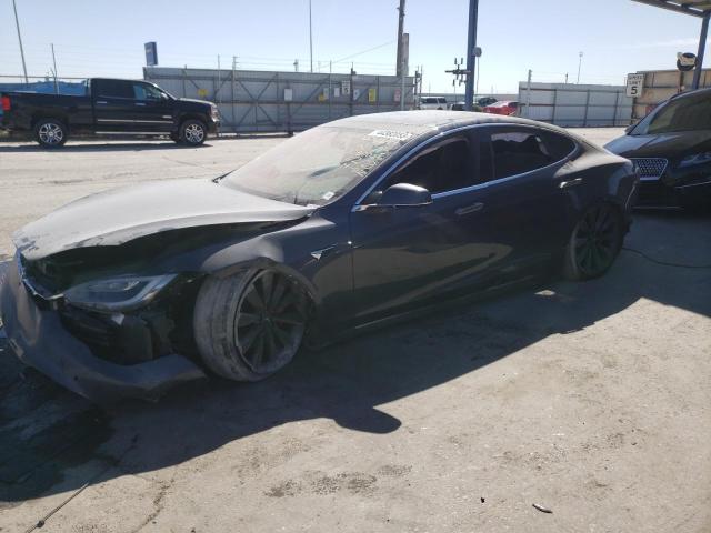5YJSA1E43HF200214 - 2017 TESLA MODEL S Սև լուսանկար 1
