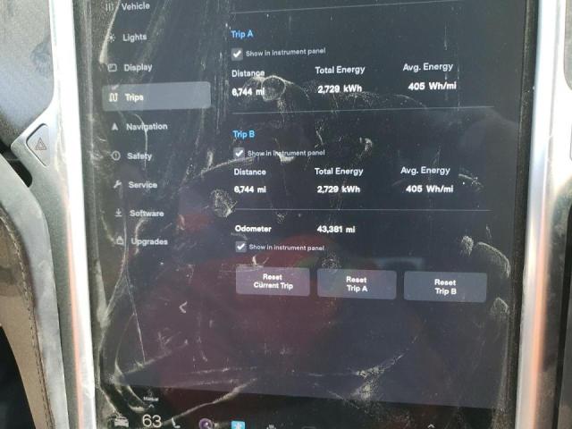 5YJSA1E43HF200214 - 2017 TESLA MODEL S Սև լուսանկար 9