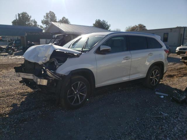 5TDJZRFH5KS937454 - 2019 TOYOTA HIGHLANDER SE WHITE photo 1