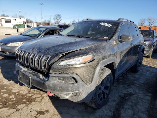 1C4PJMBB9FW616061 - 2015 JEEP CHEROKEE TRAILHAWK BLACK photo 1