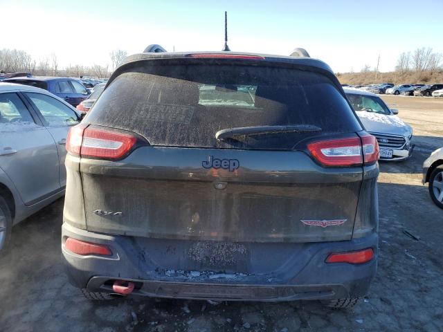 1C4PJMBB9FW616061 - 2015 JEEP CHEROKEE TRAILHAWK BLACK photo 6