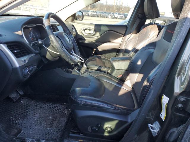 1C4PJMBB9FW616061 - 2015 JEEP CHEROKEE TRAILHAWK BLACK photo 7