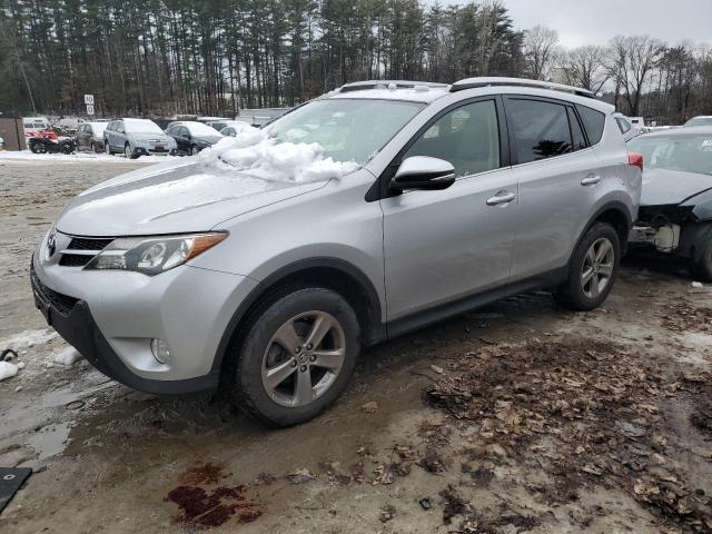 JTMRFREV7FJ050976 - 2015 TOYOTA RAV4 XLE SILVER photo 1