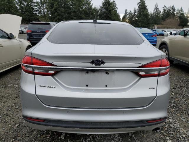 3FA6P0H73HR276973 - 2017 FORD FUSION SE SILVER photo 6