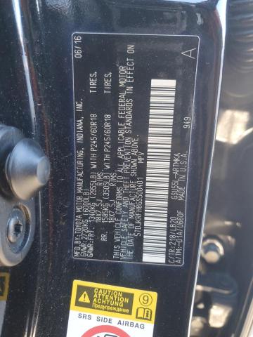 5TDJKRFH8GS500401 - 2016 TOYOTA HIGHLANDER XLE 黑色 照片 13