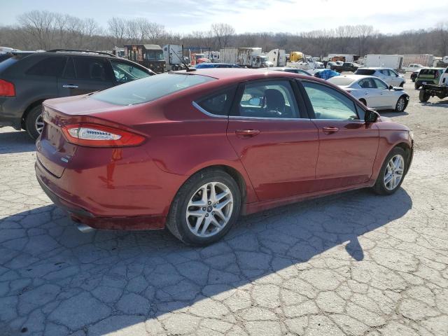 3FA6P0HR8DR378944 - 2013 FORD FUSION SE MAROON photo 3