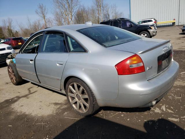 WAUCD64B04N062147 - 2004 AUDI A6 S-LINE QUATTRO SILVER photo 2