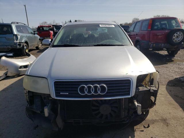 WAUCD64B04N062147 - 2004 AUDI A6 S-LINE QUATTRO SILVER photo 5