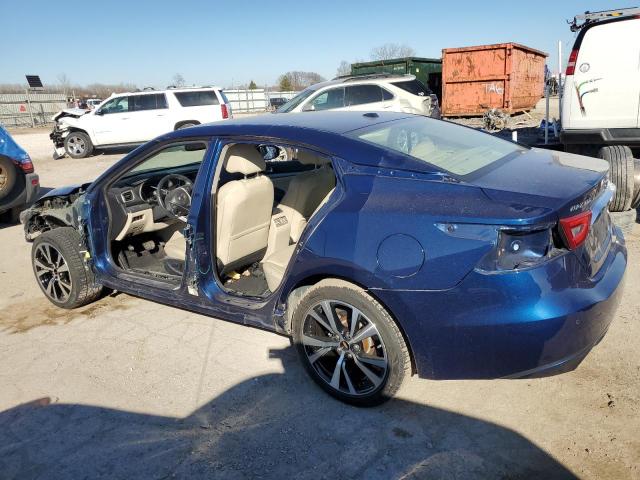 1N4AA6AP0JC376218 - 2018 NISSAN MAXIMA 3.5S BLUE photo 2