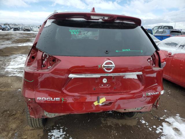 5N1AT2MV5JC719818 - 2018 NISSAN ROGUE S RED photo 6