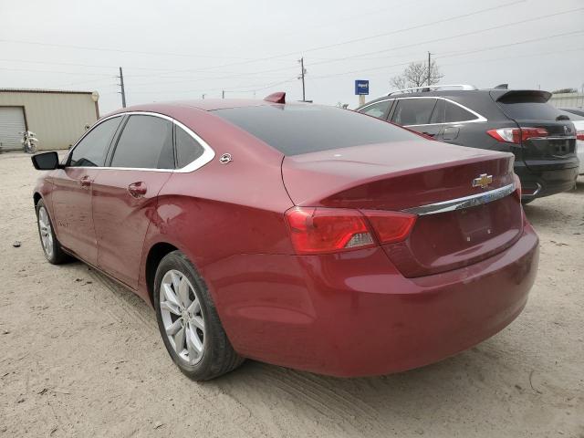 1G11Z5SA6KU117292 - 2019 CHEVROLET IMPALA LT RED photo 2