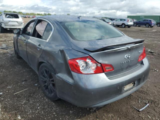 JN1CV6AR2DM756154 - 2013 INFINITI G37 GRAY photo 3