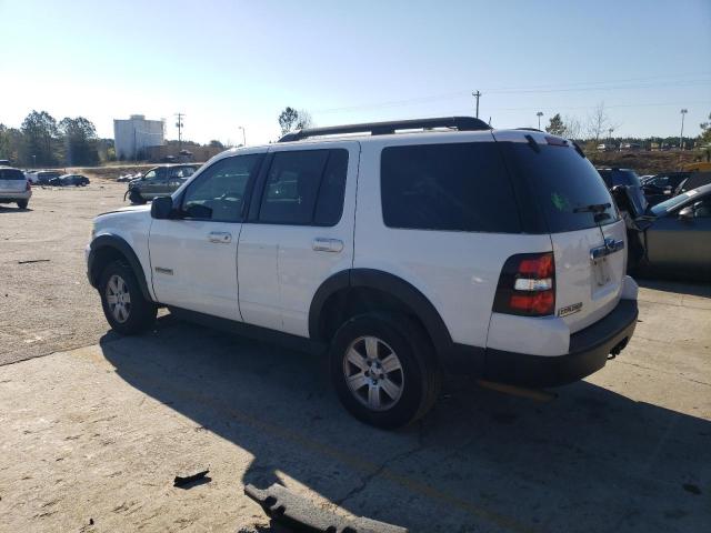 1FMEU63E77UA91884 - 2007 FORD EXPLORER XLT WHITE photo 2