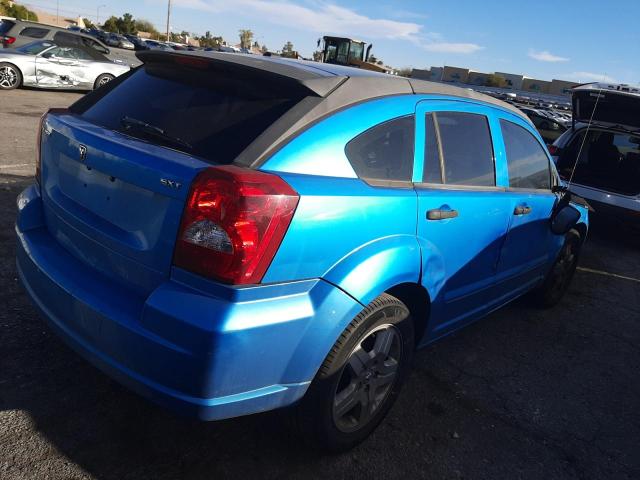 1B3HB48B78D617007 - 2008 DODGE CALIBER SXT BLUE photo 3