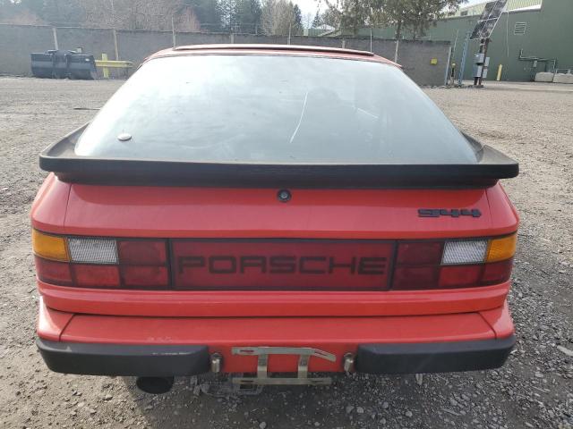 WP0AA094XFN471561 - 1985 PORSCHE 944 RED photo 6