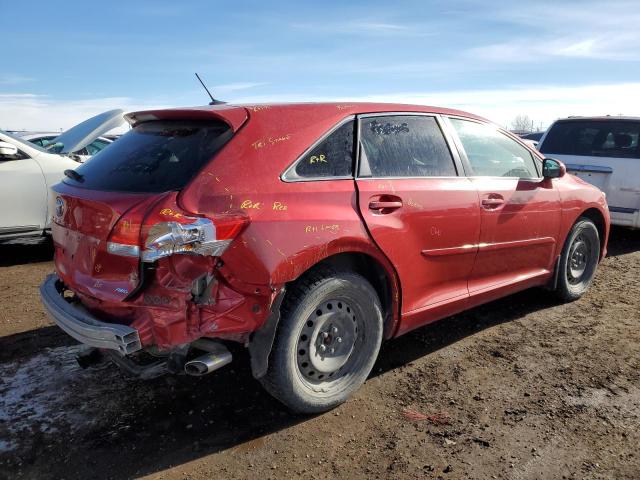 4T3BK3BB0CU071587 - 2012 TOYOTA VENZA LE RED photo 3