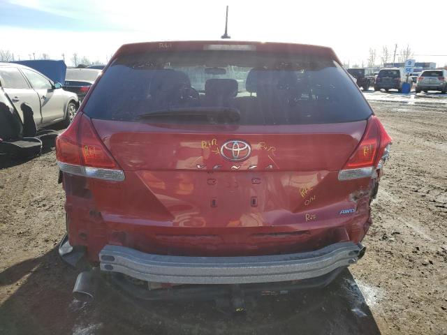 4T3BK3BB0CU071587 - 2012 TOYOTA VENZA LE RED photo 6