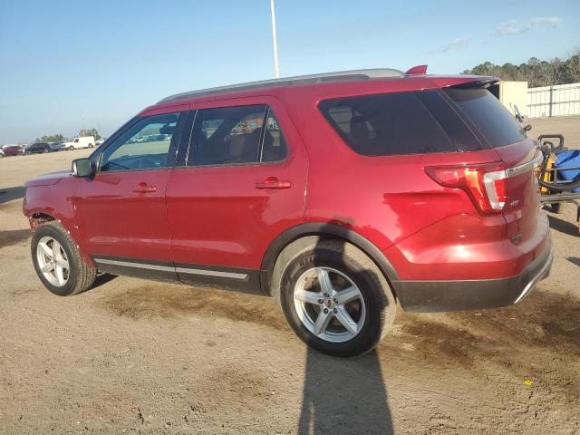 1FM5K8DH6HGC54535 - 2017 FORD EXPLORER XLT 红色 照片 2