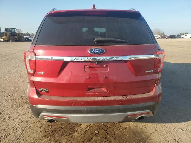 1FM5K8DH6HGC54535 - 2017 FORD EXPLORER XLT 红色 照片 6