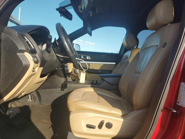 1FM5K8DH6HGC54535 - 2017 FORD EXPLORER XLT 红色 照片 7