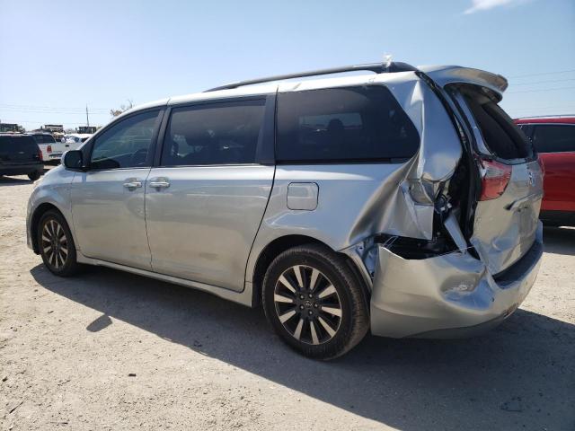 5TDDZ3DCXLS238825 - 2020 TOYOTA SIENNA XLE SILVER photo 2